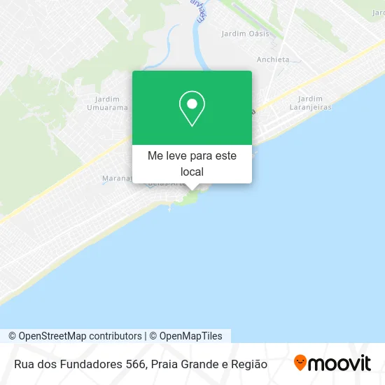 Rua dos Fundadores 566 mapa