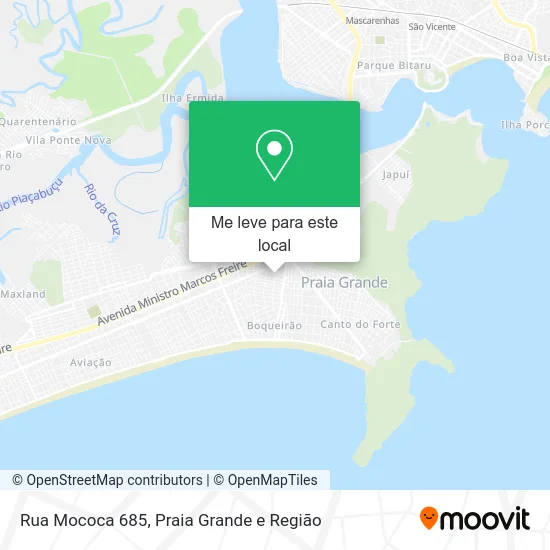 Rua Mococa 685 mapa