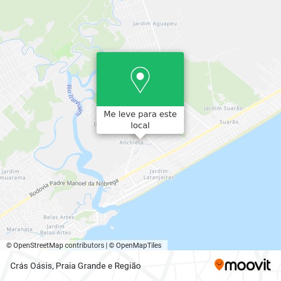 Crás Oásis mapa