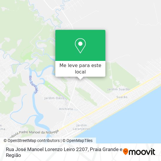 Rua José Manoel Lorenzo Leiro 2207 mapa