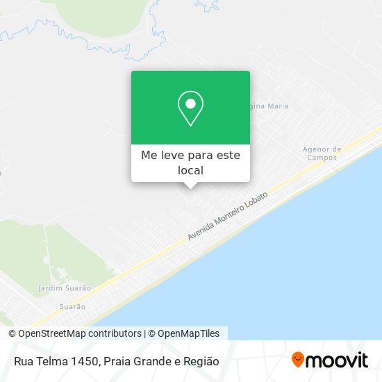 Rua Telma 1450 mapa