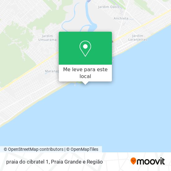 praia do cibratel 1 mapa