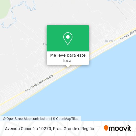 Avenida Cananéia 10270 mapa