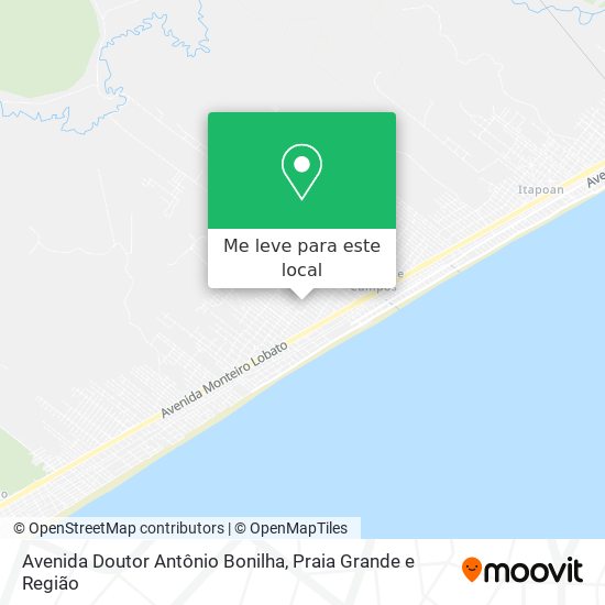 Avenida Doutor Antônio Bonilha mapa