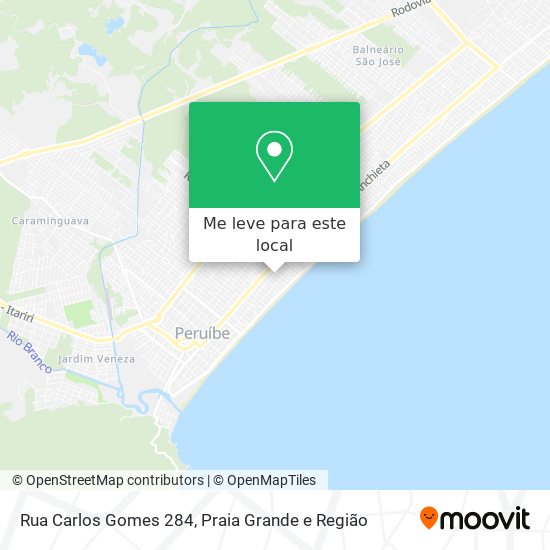Rua Carlos Gomes 284 mapa