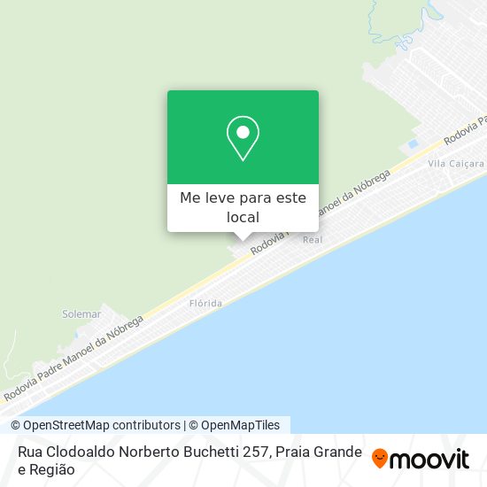 Rua Clodoaldo Norberto Buchetti 257 mapa