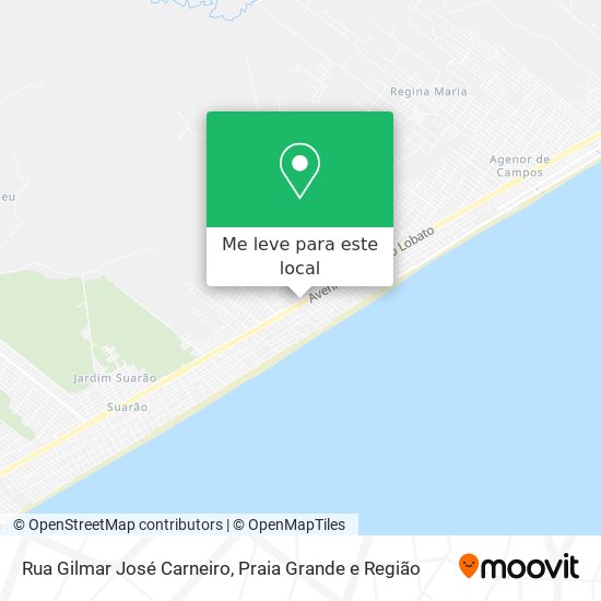 Rua Gilmar José Carneiro mapa