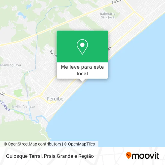 Quiosque Terral mapa