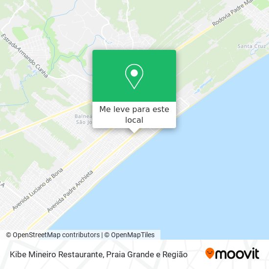 Kibe Mineiro Restaurante mapa