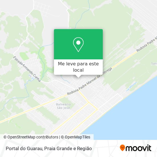Portal do Guarau mapa