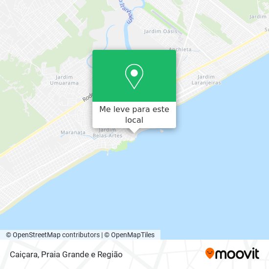 Caiçara mapa