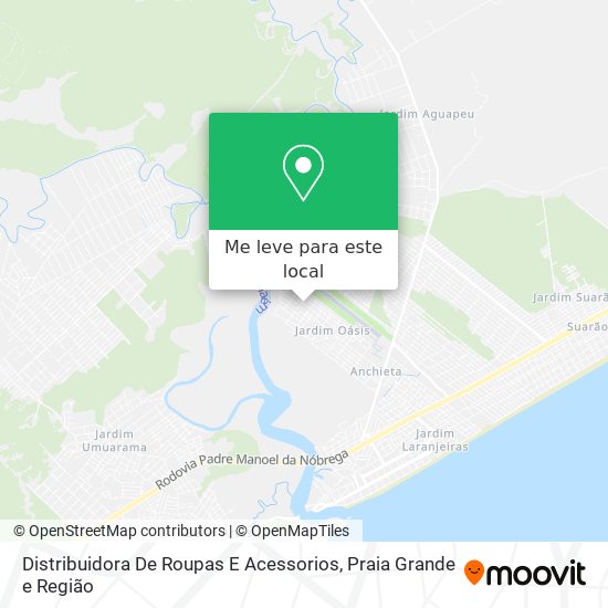 Distribuidora De Roupas E Acessorios mapa