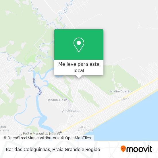 Bar das Coleguinhas mapa
