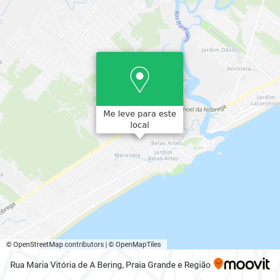 Rua Maria Vitória de A Bering mapa