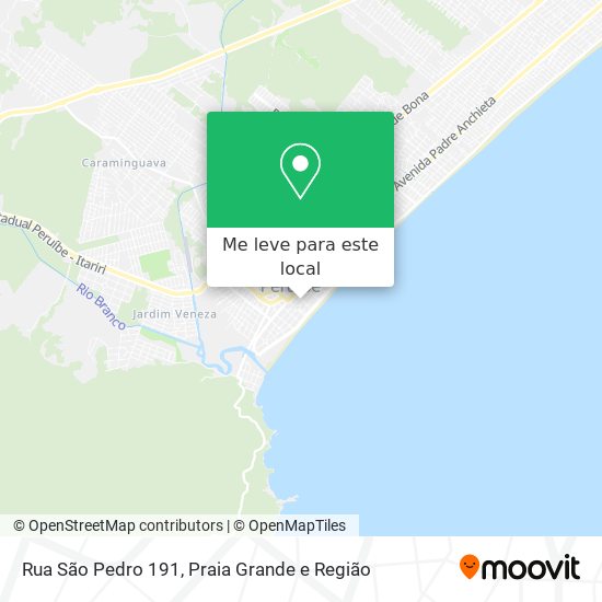 Rua São Pedro 191 mapa
