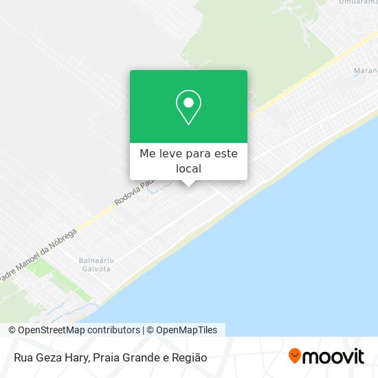Rua Geza Hary mapa