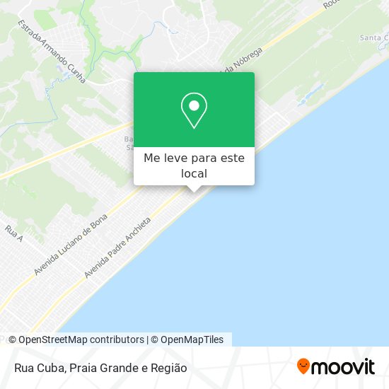 Rua Cuba mapa