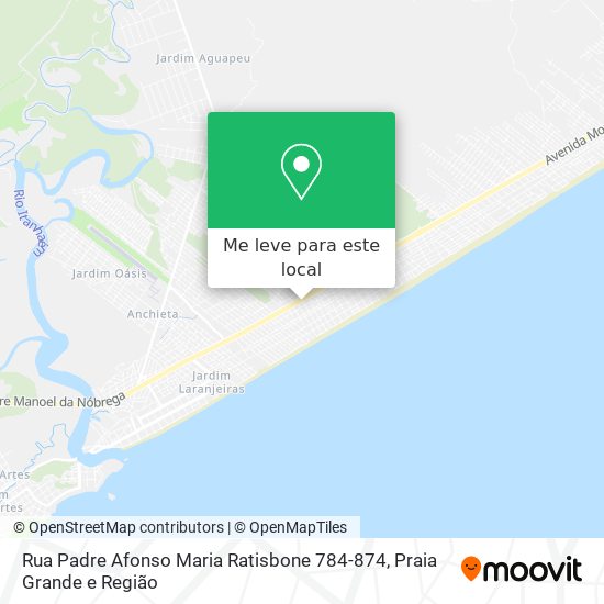 Rua Padre Afonso Maria Ratisbone 784-874 mapa