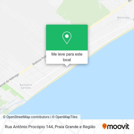 Rua Antônio Procópio 144 mapa