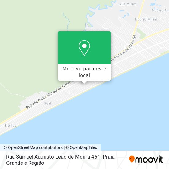 Rua Samuel Augusto Leão de Moura 451 mapa