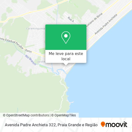 Avenida Padre Anchieta 322 mapa