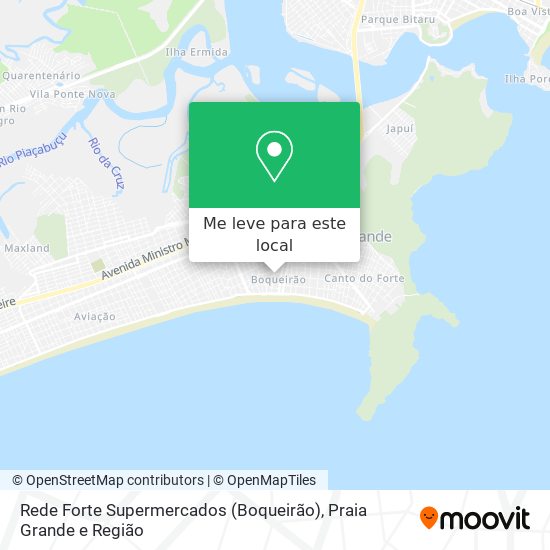Rede Forte Supermercados (Boqueirão) mapa
