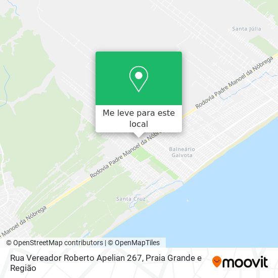 Rua Vereador Roberto Apelian 267 mapa
