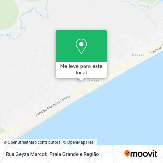 Rua Geyza Marcok mapa