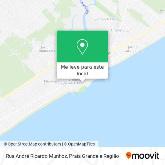 Rua André Ricardo Munhoz mapa