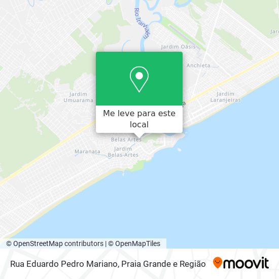 Rua Eduardo Pedro Mariano mapa