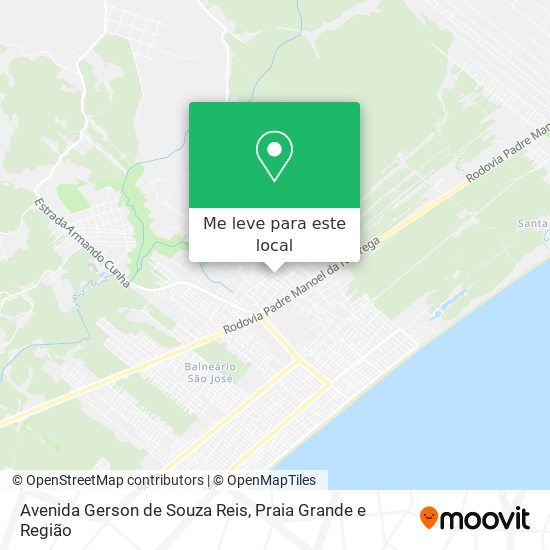 Avenida Gerson de Souza Reis mapa