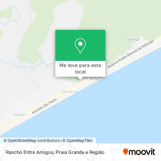 Rancho Entre Amigos mapa