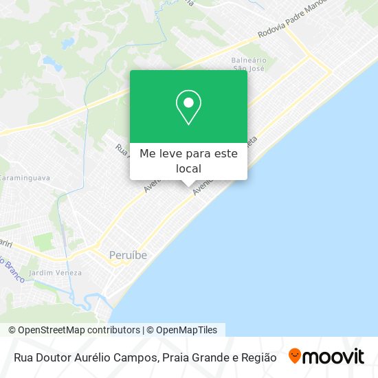 Rua Doutor Aurélio Campos mapa