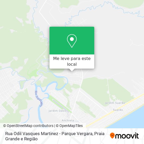 Rua Odil Vasques Martinez - Parque Vergara mapa