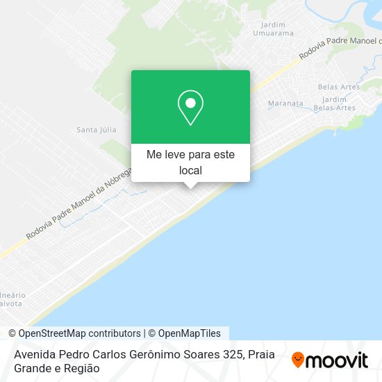 Avenida Pedro Carlos Gerônimo Soares 325 mapa