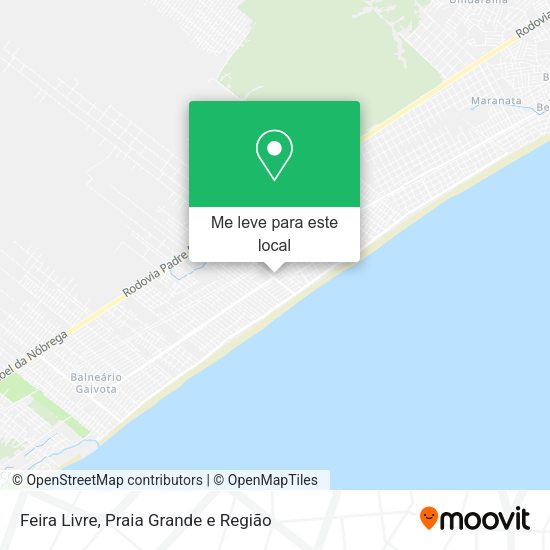 Feira Livre mapa