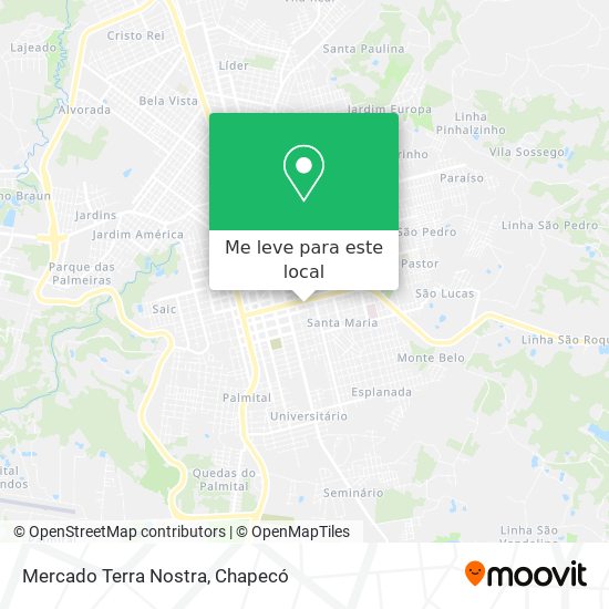 Mercado Terra Nostra mapa