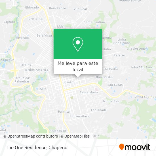 The One Residence mapa