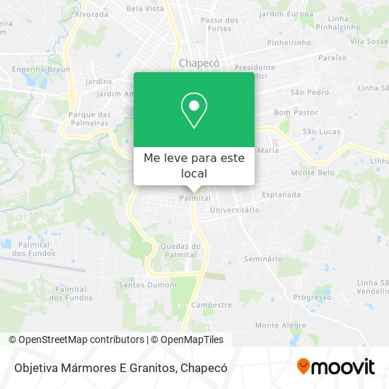 Objetiva Mármores E Granitos mapa
