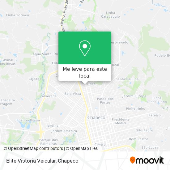 Elite Vistoria Veicular mapa