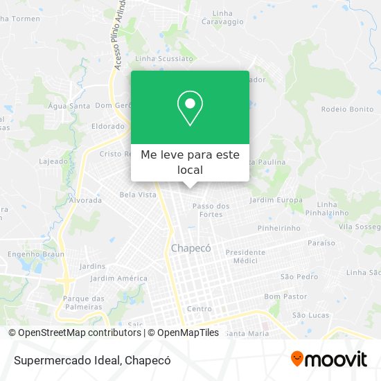 Supermercado Ideal mapa
