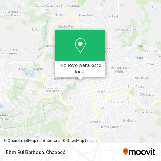 Ebm Rui Barbosa mapa