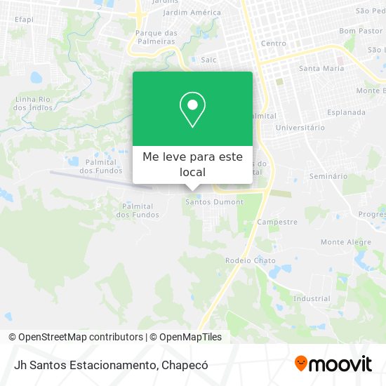 Jh Santos Estacionamento mapa