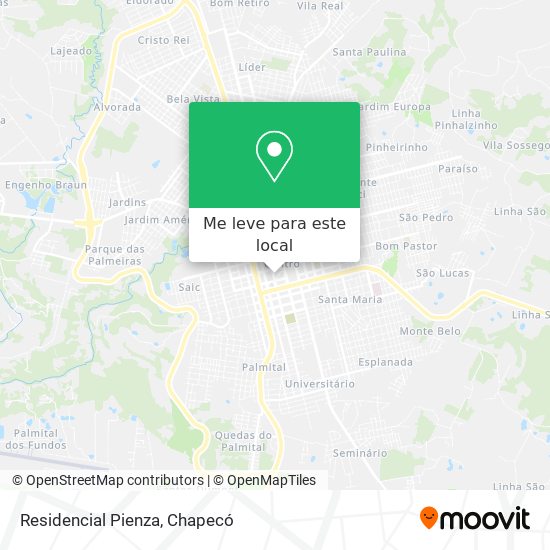 Residencial Pienza mapa
