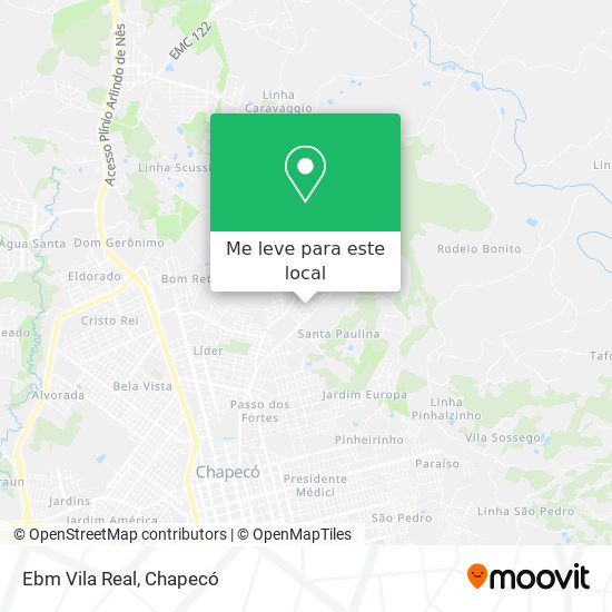 Ebm Vila Real mapa