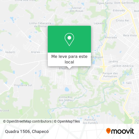 Quadra 1506 mapa