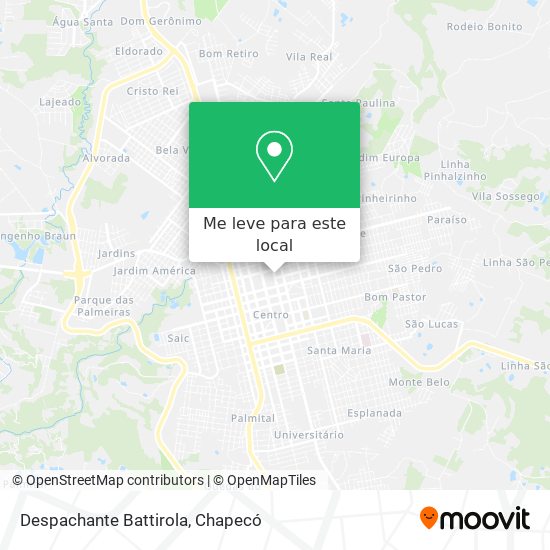 Despachante Battirola mapa