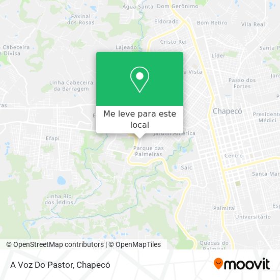 A Voz Do Pastor mapa