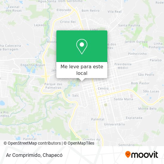 Ar Comprimido mapa