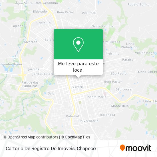 Cartório De Registro De Imóveis mapa
